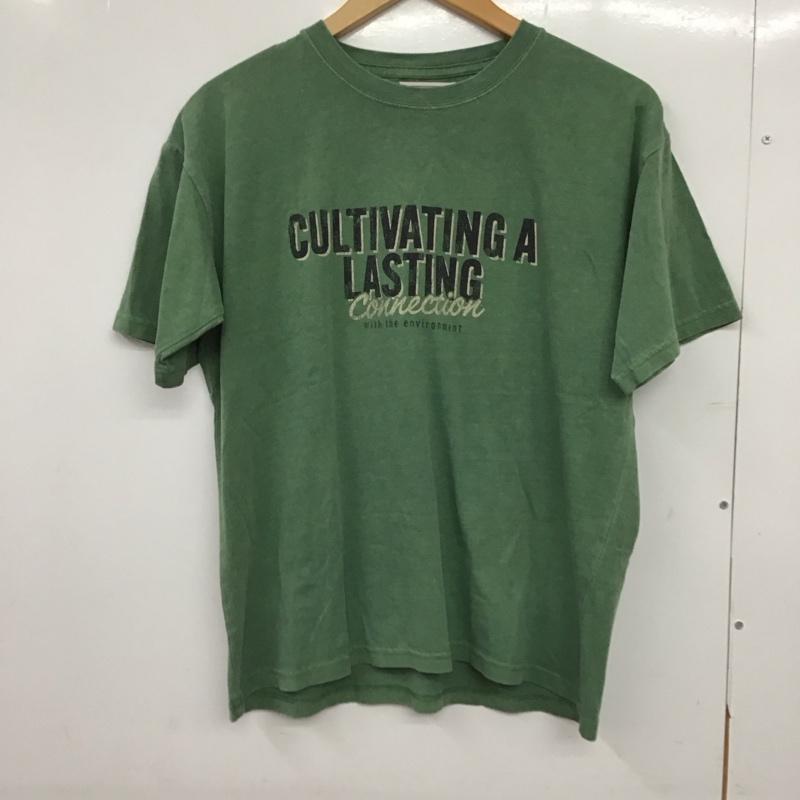 ディスコート Discoat Tシャツ 半袖 DPZ2051206A0007 ピグメントアソートロゴTシャツ S ロゴ、文字 緑 / グリーン /  レディース USED 古着 中古 10150830