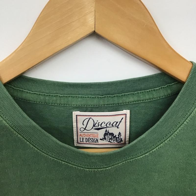 ディスコート Discoat Tシャツ 半袖 DPZ2051206A0007 ピグメントアソートロゴTシャツ S ロゴ、文字 緑 / グリーン /  レディース USED 古着 中古 10150830