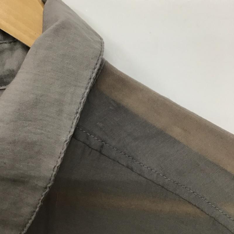 マウジー MOUSSY シャツ、ブラウス 長袖 250HAM30-499H バックスリットシアーオーバーシャツ FREE 無地 灰 / グレー /  レディース USED 古着 中古 10150831