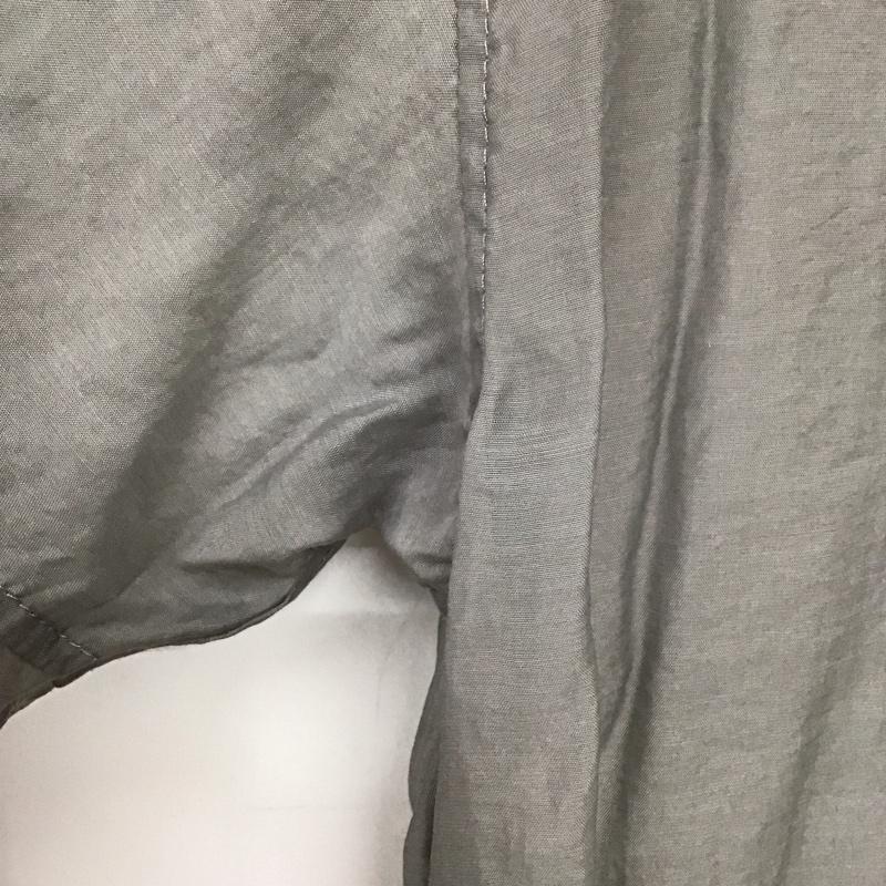 マウジー MOUSSY シャツ、ブラウス 長袖 250HAM30-499H バックスリットシアーオーバーシャツ FREE 無地 灰 / グレー /  レディース USED 古着 中古 10150831