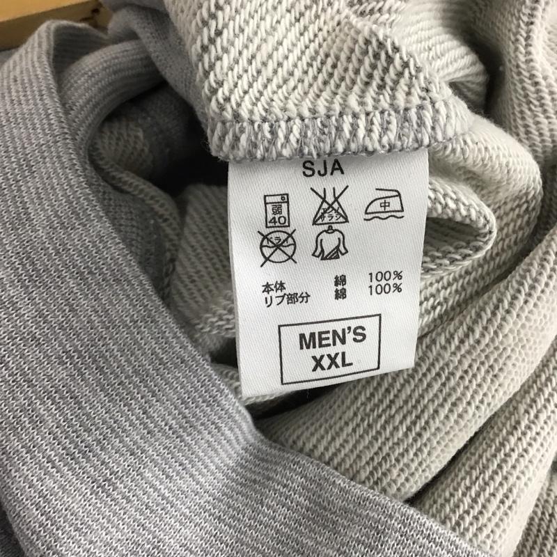 ナイキ NIKE トレーナー 長袖 長袖トレーナー スウェット クルーネック プルオーバー XXL ロゴ、文字 灰 / グレー /  メンズ USED 古着 中古 10150854