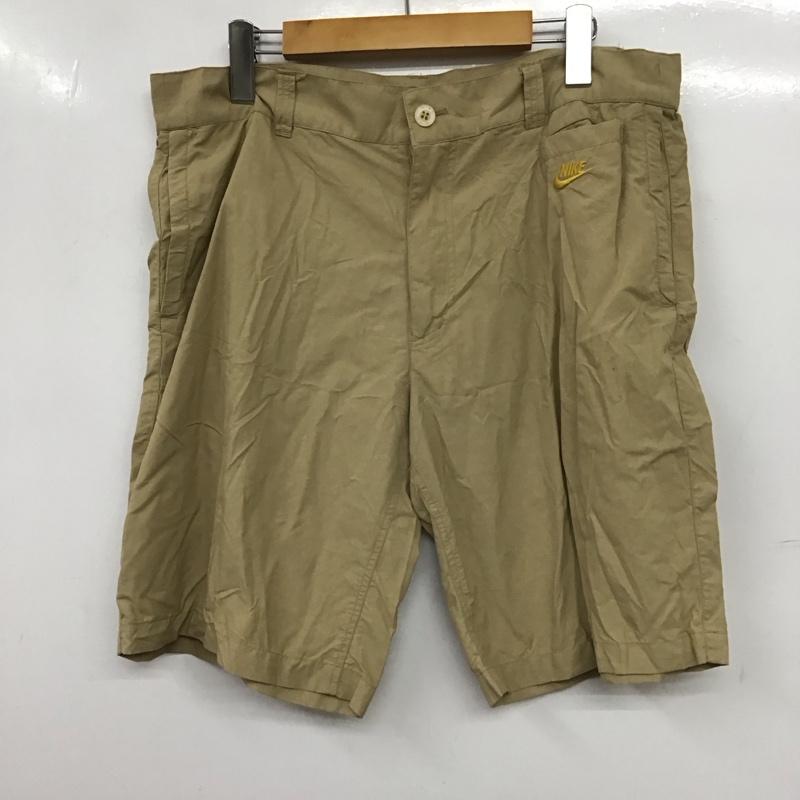 ナイキ NIKE パンツ ショートパンツ ショートパンツ ハーフパンツ チノパン XL ロゴ、文字 ベージュ / ベージュ /  メンズ USED 古着 中古 10150866