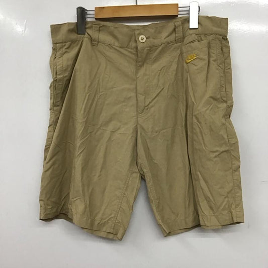ナイキ NIKE パンツ ショートパンツ ショートパンツ ハーフパンツ チノパン XL ロゴ、文字 ベージュ / ベージュ /  メンズ USED 古着 中古 10150866