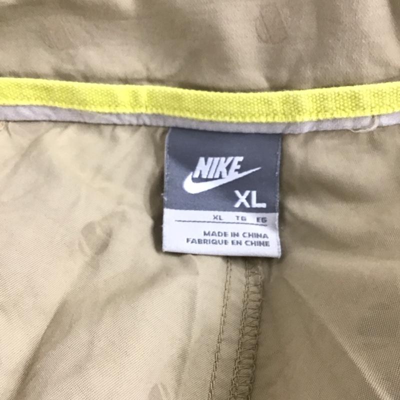 ナイキ NIKE パンツ ショートパンツ ショートパンツ ハーフパンツ チノパン XL ロゴ、文字 ベージュ / ベージュ /  メンズ USED 古着 中古 10150866
