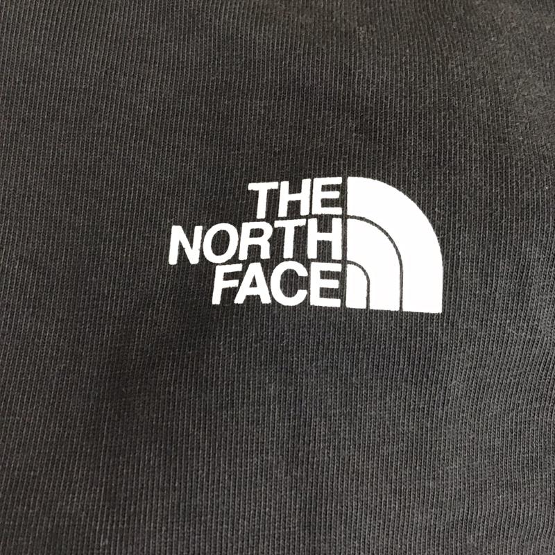 ザノースフェイス THE NORTH FACE カットソー 長袖 nt82131 ロングスリーブバックスクエアロゴティー M ロゴ、文字 黒 / ブラック /  メンズ USED 古着 中古 10150870