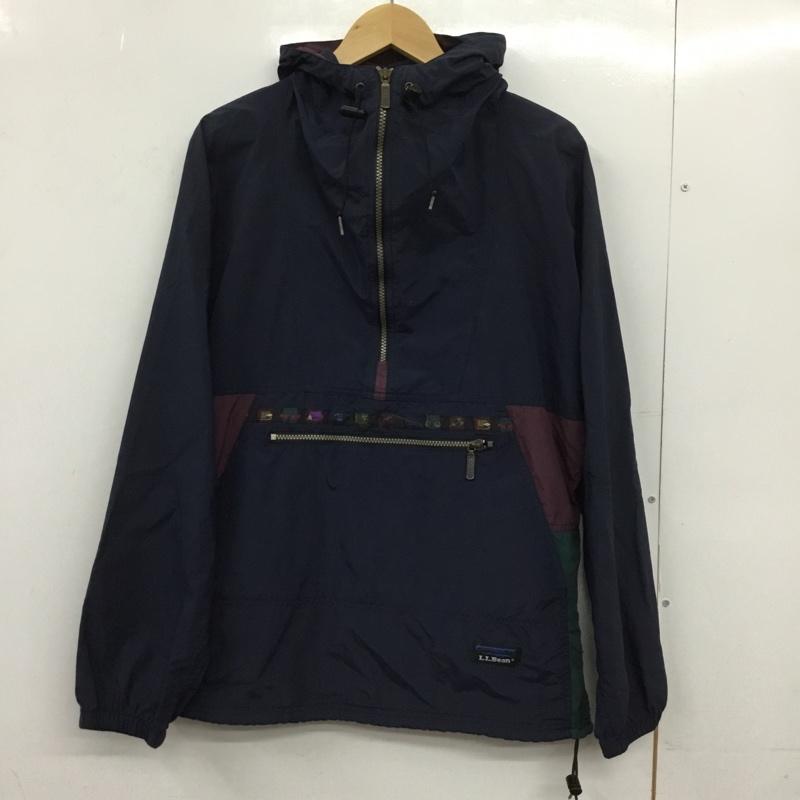 エルエルビーン L.L.Bean ジャケット、上着 ジャンパー、ブルゾン ナイロンジャケット カジュアルジャケット アウター 80s チロリアン 無地 紺 / ネイビー /  メンズ USED 古着 中古 10150880