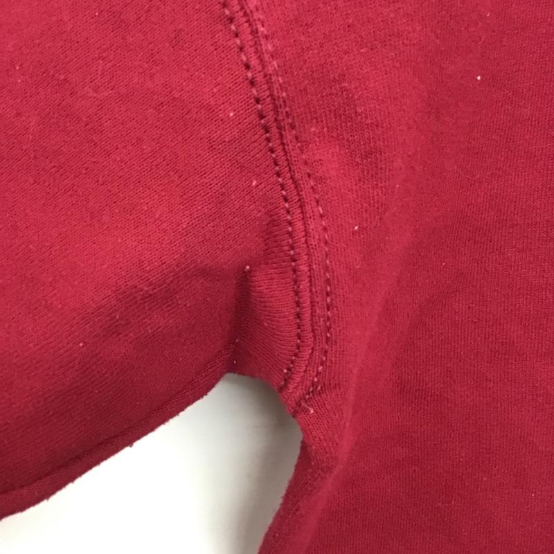 フルーツオブザルーム FRUIT OF THE LOOM トレーナー 長袖 長袖トレーナー スウェット クルーネック プルオーバー XL ロゴ、文字 えんじ / ワインレッド /  メンズ USED 古着 中古 10150882
