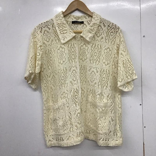 ダブルクローゼット w closet シャツ、ブラウス 半袖 FREE 無地 アイボリー / アイボリー /  レディース USED 古着 中古 10150907