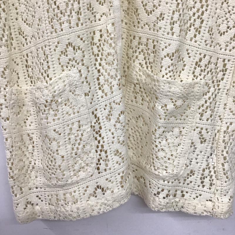 ダブルクローゼット w closet シャツ、ブラウス 半袖 FREE 無地 アイボリー / アイボリー /  レディース USED 古着 中古 10150907