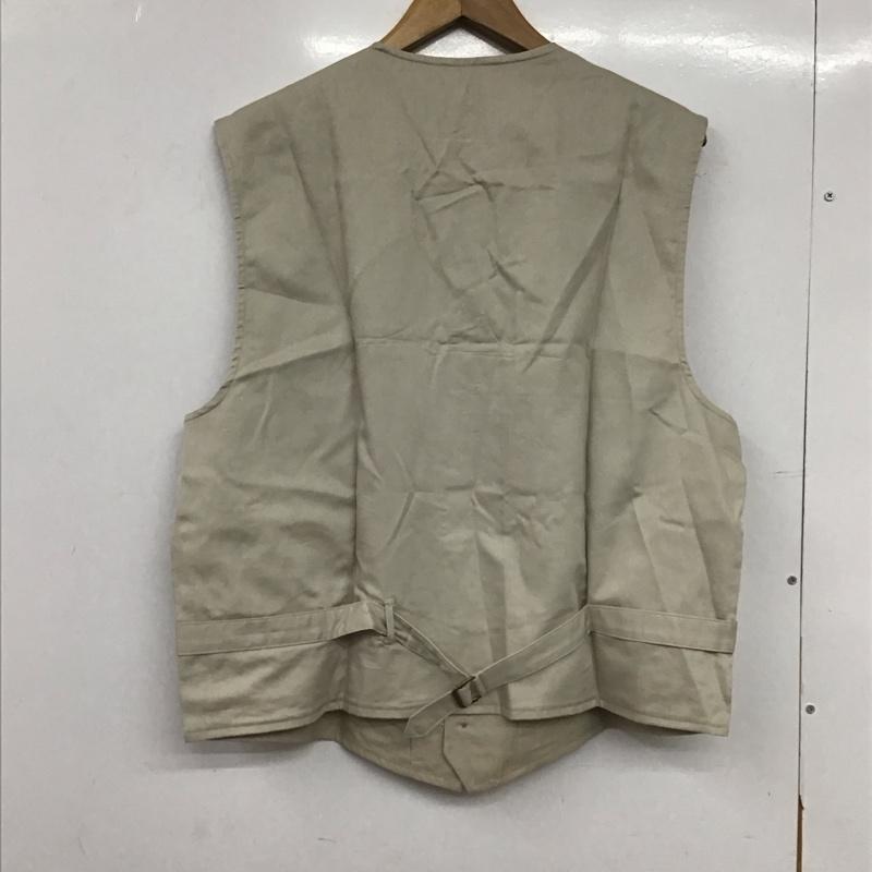 バナナリパブリック BANANA REPUBLIC ベスト ベスト ベスト フロントボタン L 無地 アイボリー / アイボリー /  メンズ USED 古着 中古 10150908