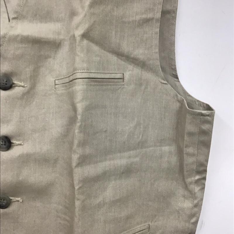 バナナリパブリック BANANA REPUBLIC ベスト ベスト ベスト フロントボタン L 無地 アイボリー / アイボリー /  メンズ USED 古着 中古 10150908