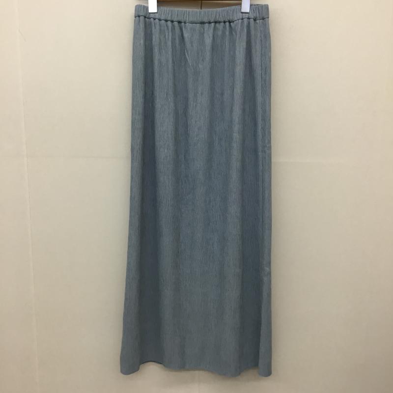 ロペピクニック ROPE  PICNIC スカート ロングスカート GDC-14100-A 38 無地 水色 / ライトブルー /  レディース USED 古着 中古 10150942