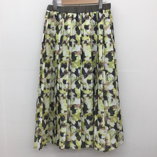 オペークドットクリップ OPAQUE.CLIP スカート ロングスカート 637-76032 M 総柄 マルチカラー / マルチカラー /  レディース USED 古着 中古 10150943