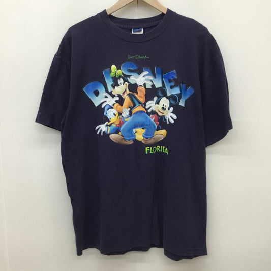 ＵＳフルギ US古着 Tシャツ 半袖 Disney XL プリント 紺 / ネイビー /  メンズ USED 古着 中古 10150948