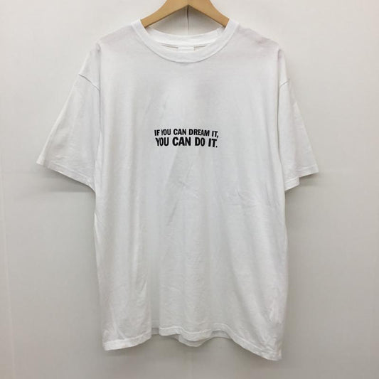 ロンハーマン Ron Herman Tシャツ 半袖 レタリングTシャツ XL ロゴ、文字 白 / ホワイト /  メンズ USED 古着 中古 10150949