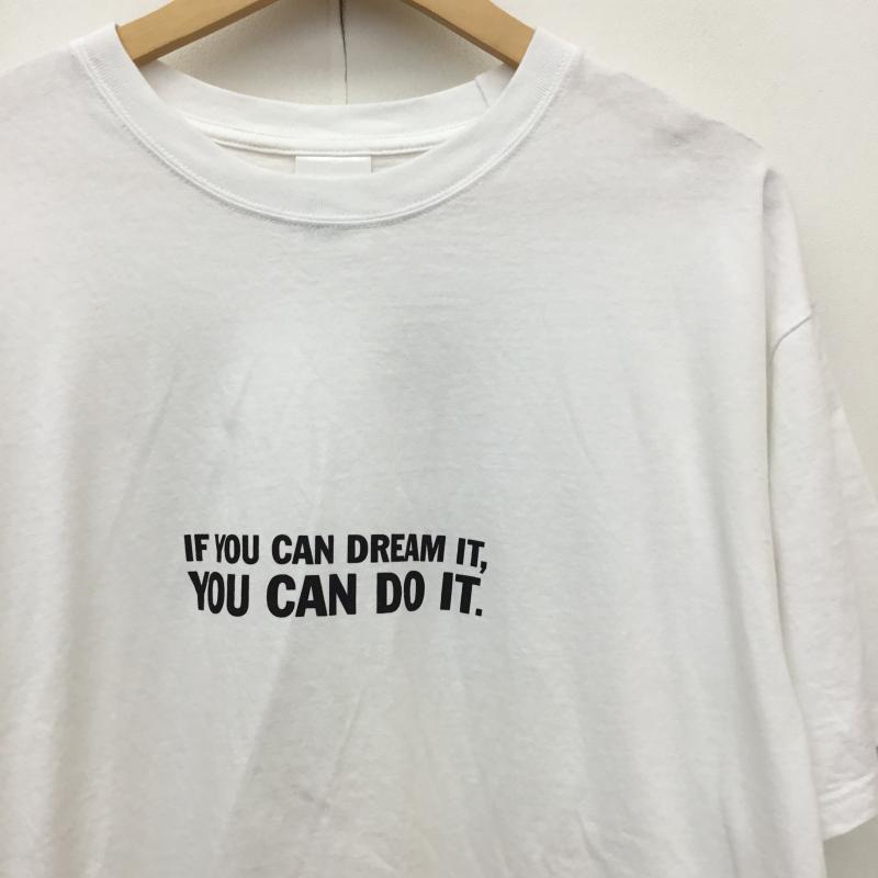 ロンハーマン Ron Herman Tシャツ 半袖 レタリングTシャツ XL ロゴ、文字 白 / ホワイト /  メンズ USED 古着 中古 10150949