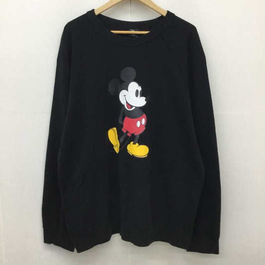 ペニーズ PENNEY S トレーナー 長袖 Disney L キャラクター 黒 / ブラック /  メンズ USED 古着 中古 10150951