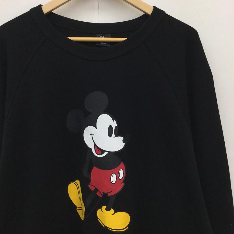 ペニーズ PENNEY S トレーナー 長袖 Disney L キャラクター 黒 / ブラック /  メンズ USED 古着 中古 10150951
