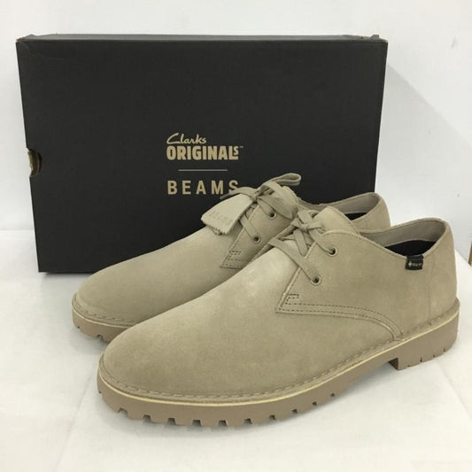 クラークス Clarks カジュアルシューズ カジュアルシューズ 11-32-0794-100-21-26 デザートカーン DesertKhan GORTEX サンドスエード BEAMS UK10.5 箱有 US：11.5 無地 ベージュ / ベージュ /  メンズ USED 古着 中古 10150958