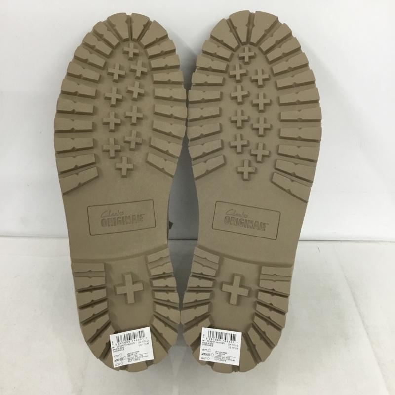 クラークス Clarks カジュアルシューズ カジュアルシューズ 11-32-0794-100-21-26 デザートカーン DesertKhan GORTEX サンドスエード BEAMS UK10.5 箱有 US：11.5 無地 ベージュ / ベージュ /  メンズ USED 古着 中古 10150958