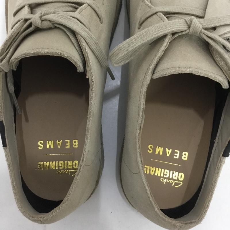 クラークス Clarks カジュアルシューズ カジュアルシューズ 11-32-0794-100-21-26 デザートカーン DesertKhan GORTEX サンドスエード BEAMS UK10.5 箱有 US：11.5 無地 ベージュ / ベージュ /  メンズ USED 古着 中古 10150958