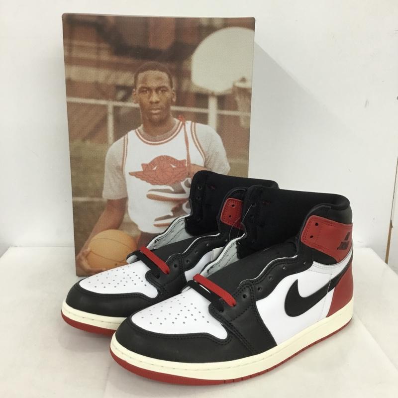 ナイキ NIKE スニーカー スニーカー DZ5485-106 AIR JORDAN 1 RETRO HIGH OG 28.5cm 箱有 28.5cm ロゴ、文字 白 / ホワイト / X 黒 / ブラック / X 赤 / レッド /  メンズ USED 古着 中古 10150959