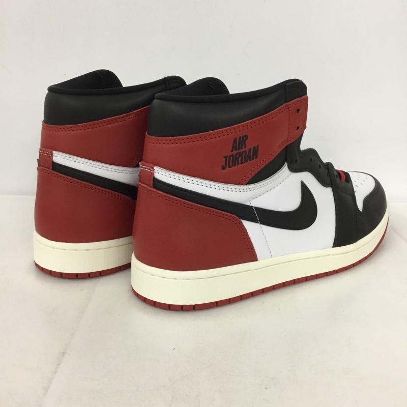 ナイキ NIKE スニーカー スニーカー DZ5485-106 AIR JORDAN 1 RETRO HIGH OG 28.5cm 箱有 28.5cm ロゴ、文字 白 / ホワイト / X 黒 / ブラック / X 赤 / レッド /  メンズ USED 古着 中古 10150959