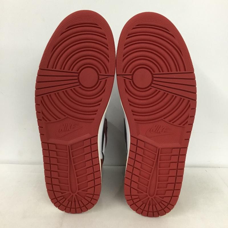 ナイキ NIKE スニーカー スニーカー DZ5485-106 AIR JORDAN 1 RETRO HIGH OG 28.5cm 箱有 28.5cm ロゴ、文字 白 / ホワイト / X 黒 / ブラック / X 赤 / レッド /  メンズ USED 古着 中古 10150959