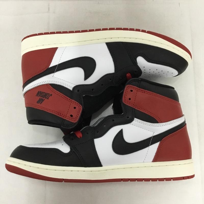 ナイキ NIKE スニーカー スニーカー DZ5485-106 AIR JORDAN 1 RETRO HIGH OG 28.5cm 箱有 28.5cm ロゴ、文字 白 / ホワイト / X 黒 / ブラック / X 赤 / レッド /  メンズ USED 古着 中古 10150959
