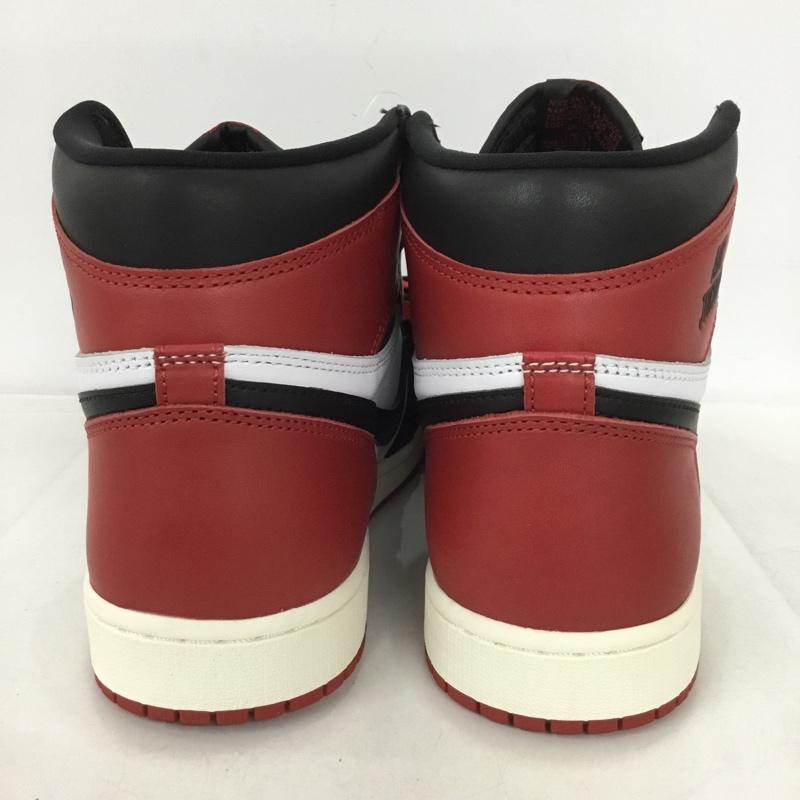 ナイキ NIKE スニーカー スニーカー DZ5485-106 AIR JORDAN 1 RETRO HIGH OG 28.5cm 箱有 28.5cm ロゴ、文字 白 / ホワイト / X 黒 / ブラック / X 赤 / レッド /  メンズ USED 古着 中古 10150959