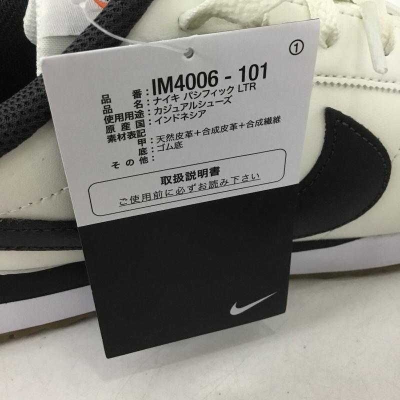 ナイキ NIKE スニーカー スニーカー IM4006-101 PACIFIC LTR 27.5cm 箱有 27.5cm ロゴ、文字 白 / ホワイト / X 黒 / ブラック /  メンズ USED 古着 中古 10150960