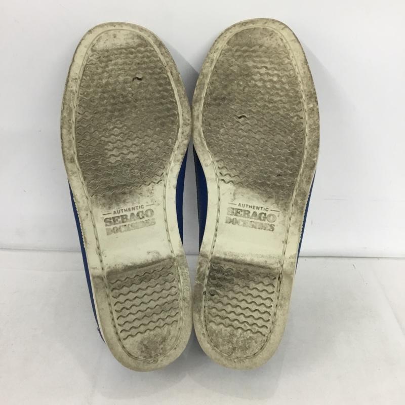 セバコ SEBAGO カジュアルシューズ カジュアルシューズ デッキシューズ 28cm 28.0cm ロゴ、文字 青 / ブルー /  メンズ USED 古着 中古 10150965