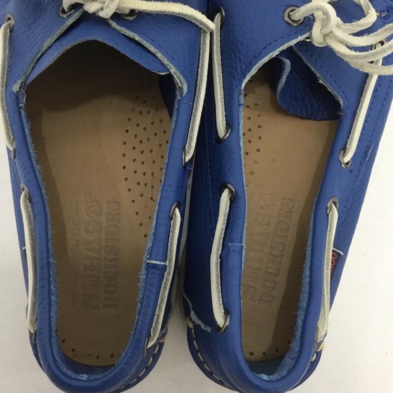 セバコ SEBAGO カジュアルシューズ カジュアルシューズ デッキシューズ 28cm 28.0cm ロゴ、文字 青 / ブルー /  メンズ USED 古着 中古 10150965