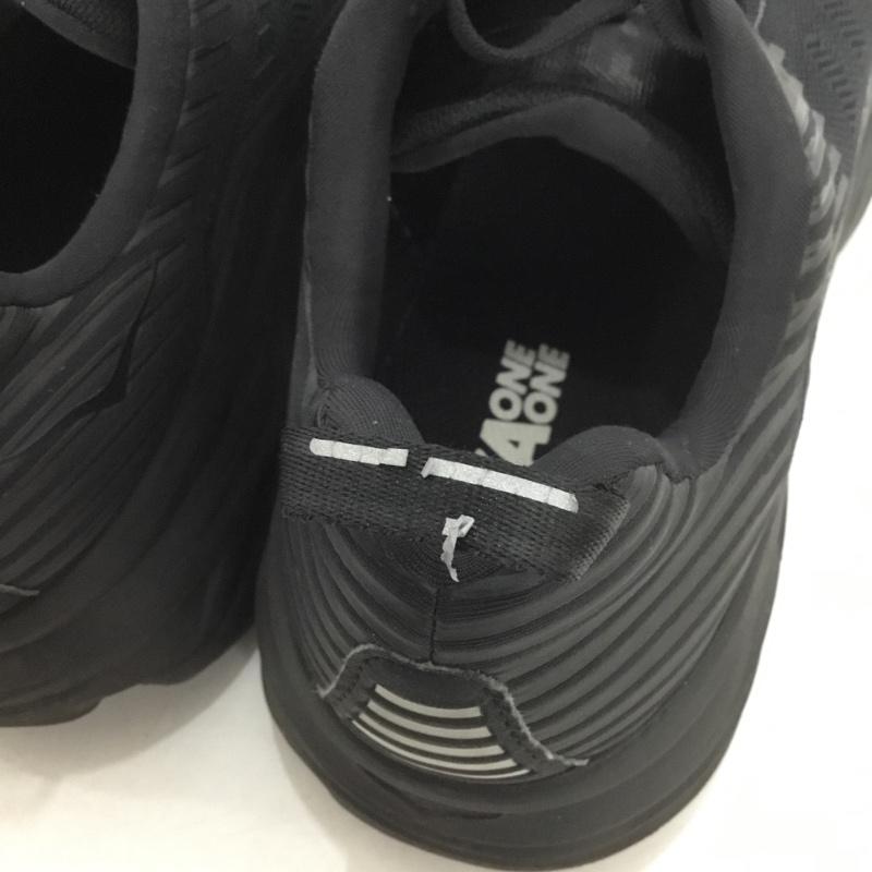 ホカオネオネ HOKA ONEONE スニーカー スニーカー 1019269 BONDI 6 ランニングシューズ 28cm 28.0cm ロゴ、文字 黒 / ブラック /  メンズ USED 古着 中古 10150970