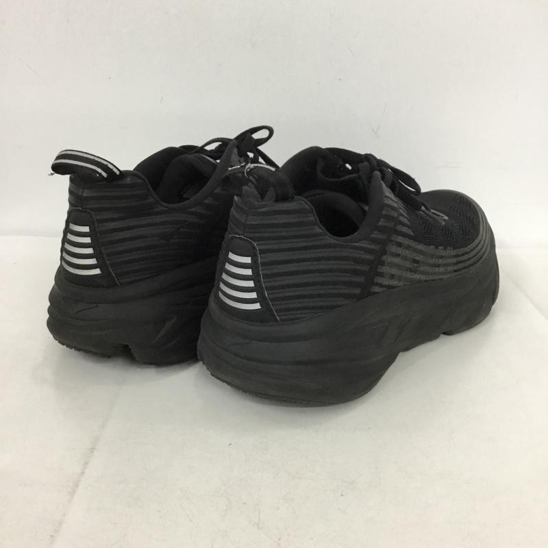 ホカオネオネ HOKA ONEONE スニーカー スニーカー 1019269 BONDI 6 ランニングシューズ 28cm 28.0cm ロゴ、文字 黒 / ブラック /  メンズ USED 古着 中古 10150970