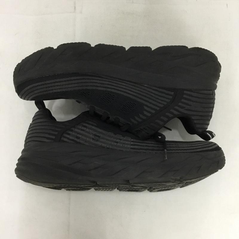 ホカオネオネ HOKA ONEONE スニーカー スニーカー 1019269 BONDI 6 ランニングシューズ 28cm 28.0cm ロゴ、文字 黒 / ブラック /  メンズ USED 古着 中古 10150970