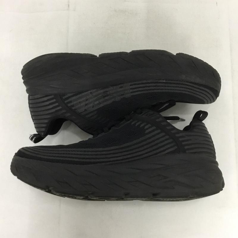 ホカオネオネ HOKA ONEONE スニーカー スニーカー 1019269 BONDI 6 ランニングシューズ 28cm 28.0cm ロゴ、文字 黒 / ブラック /  メンズ USED 古着 中古 10150970