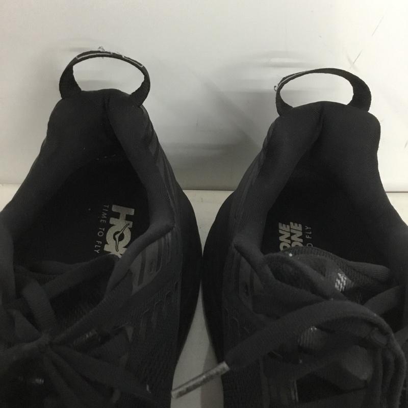 ホカオネオネ HOKA ONEONE スニーカー スニーカー 1019269 BONDI 6 ランニングシューズ 28cm 28.0cm ロゴ、文字 黒 / ブラック /  メンズ USED 古着 中古 10150970
