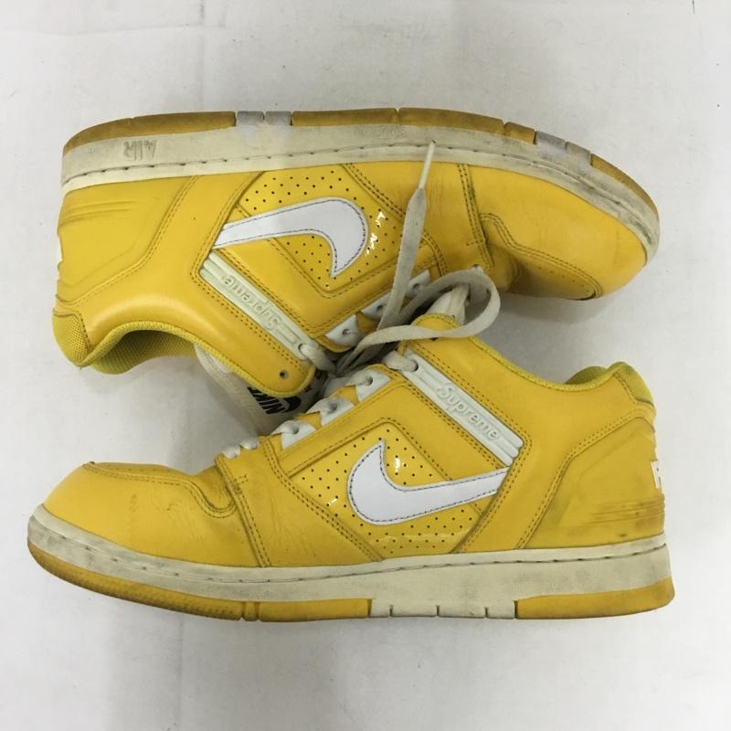 ナイキ NIKE スニーカー スニーカー AA0871-717 SB AIR FORCE 2 LOW SUPREME 27cm 27.0cm ロゴ、文字 黄 / イエロー /  メンズ USED 古着 中古 10150971