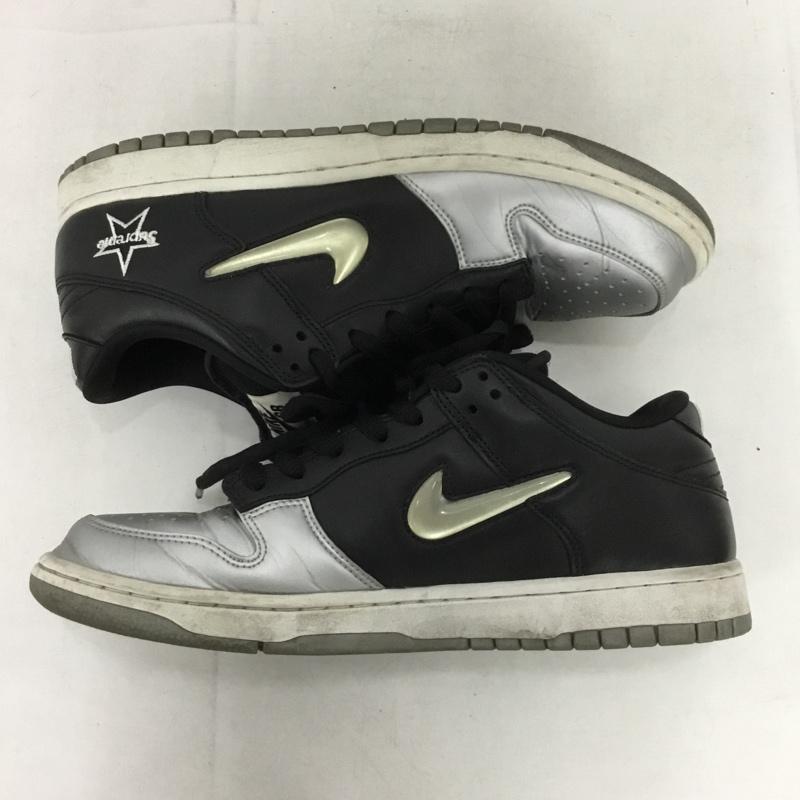 ナイキ NIKE スニーカー スニーカー CK3480-001 SB DUNK LOW OG QS SUPREME 27.5cm 27.5cm ロゴ、文字 黒 / ブラック / X 銀 / シルバー /  メンズ USED 古着 中古 10150974