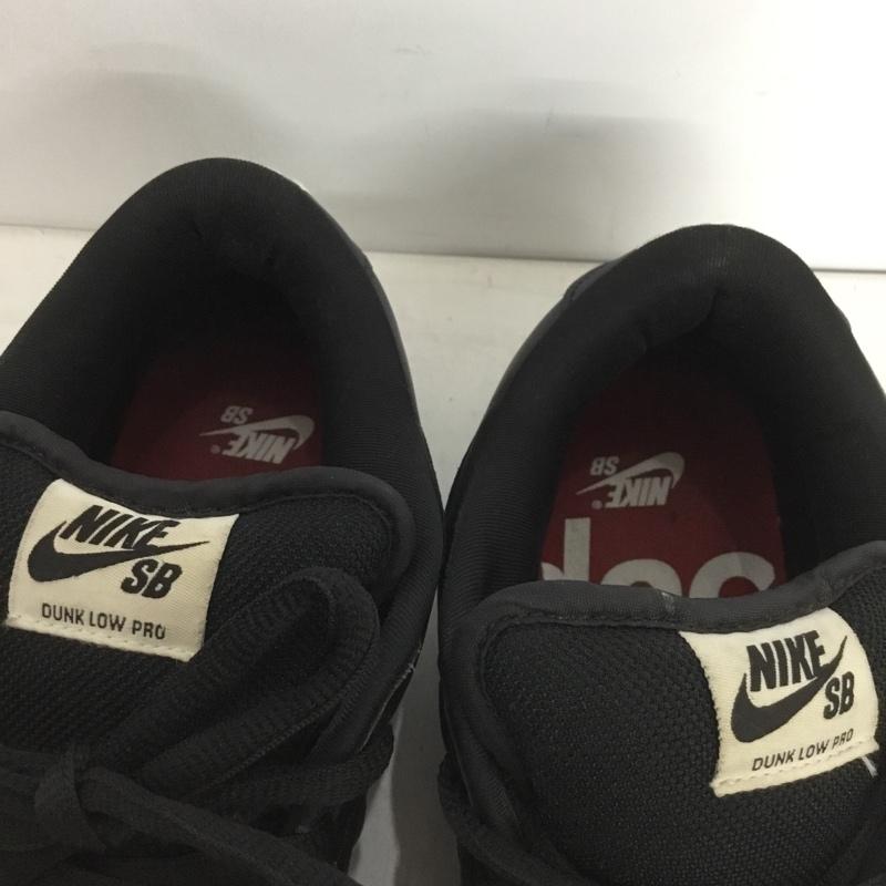 ナイキ NIKE スニーカー スニーカー CK3480-001 SB DUNK LOW OG QS SUPREME 27.5cm 27.5cm ロゴ、文字 黒 / ブラック / X 銀 / シルバー /  メンズ USED 古着 中古 10150974