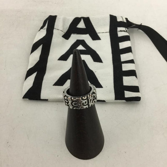 マークジェイコブス MARCJACOBS アクセサリー 指輪 モノグラム 10号 ロゴ、文字 銀 / シルバー /  レディース USED 古着 中古 10150979