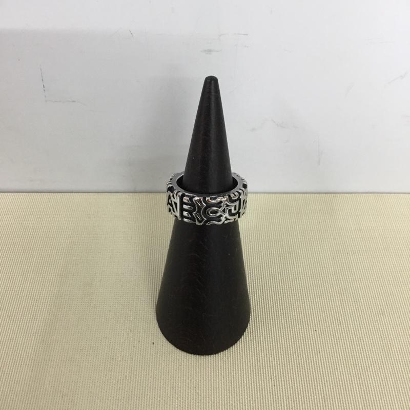マークジェイコブス MARCJACOBS アクセサリー 指輪 モノグラム 10号 ロゴ、文字 銀 / シルバー /  レディース USED 古着 中古 10150979