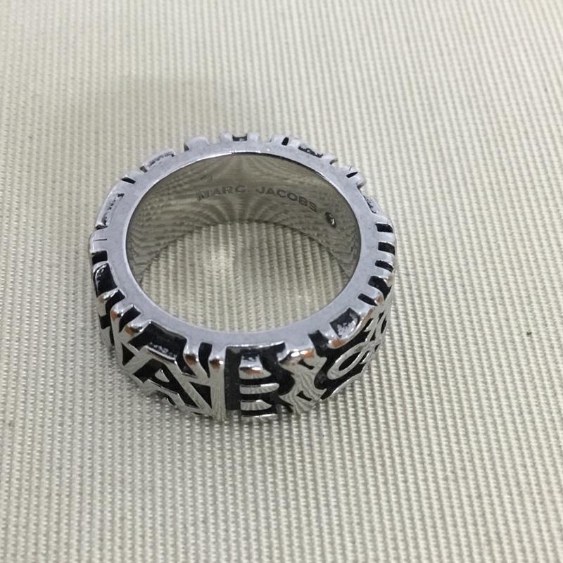 マークジェイコブス MARCJACOBS アクセサリー 指輪 モノグラム 10号 ロゴ、文字 銀 / シルバー /  レディース USED 古着 中古 10150979