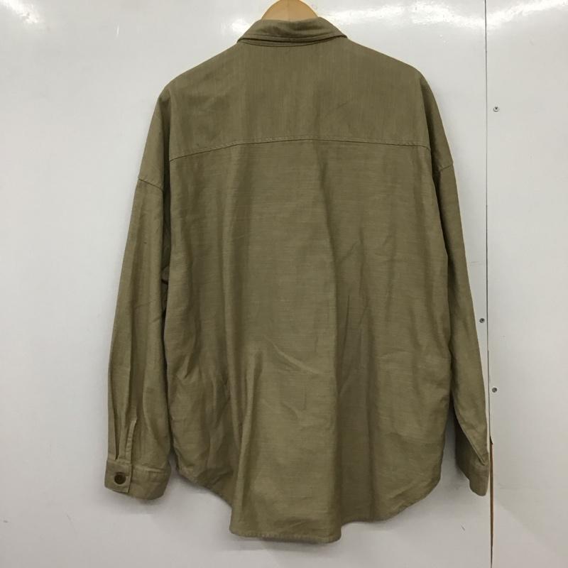 フリークスストア FREAK S STORE シャツ、ブラウス 長袖 長袖シャツ 無地シャツ カラーシャツ M 無地 ベージュ / ベージュ /  メンズ USED 古着 中古 10150985