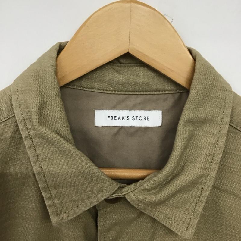 フリークスストア FREAK S STORE シャツ、ブラウス 長袖 長袖シャツ 無地シャツ カラーシャツ M 無地 ベージュ / ベージュ /  メンズ USED 古着 中古 10150985