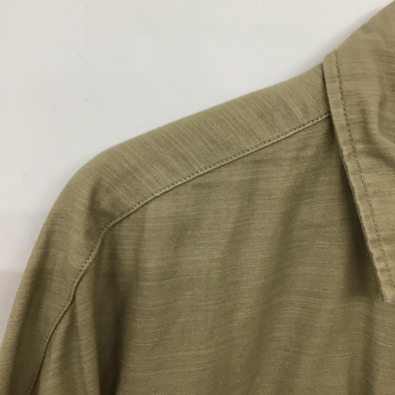 フリークスストア FREAK S STORE シャツ、ブラウス 長袖 長袖シャツ 無地シャツ カラーシャツ M 無地 ベージュ / ベージュ /  メンズ USED 古着 中古 10150985
