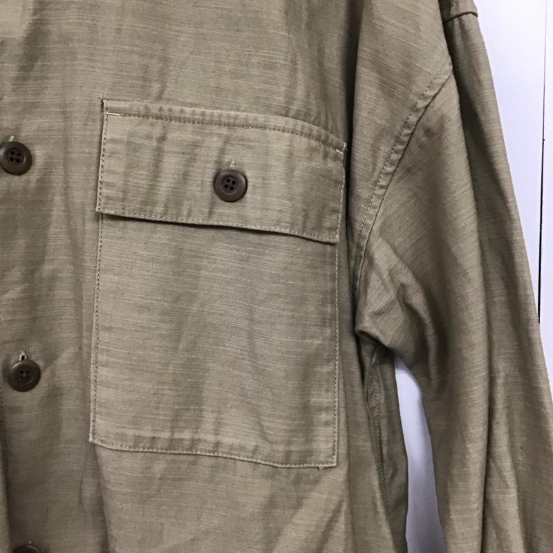 フリークスストア FREAK S STORE シャツ、ブラウス 長袖 長袖シャツ 無地シャツ カラーシャツ M 無地 ベージュ / ベージュ /  メンズ USED 古着 中古 10150985
