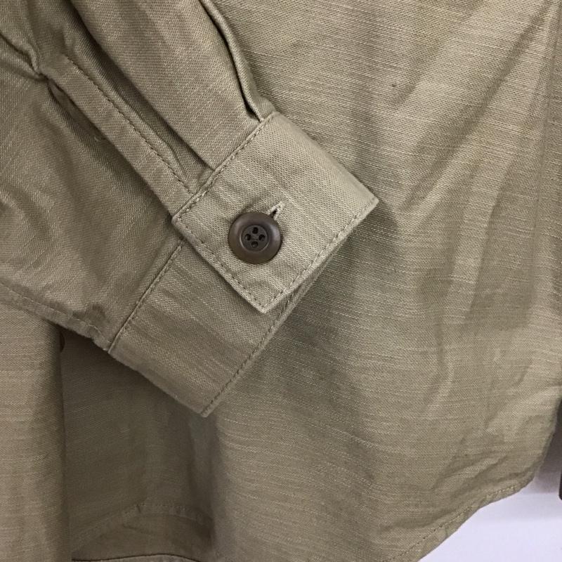 フリークスストア FREAK S STORE シャツ、ブラウス 長袖 長袖シャツ 無地シャツ カラーシャツ M 無地 ベージュ / ベージュ /  メンズ USED 古着 中古 10150985