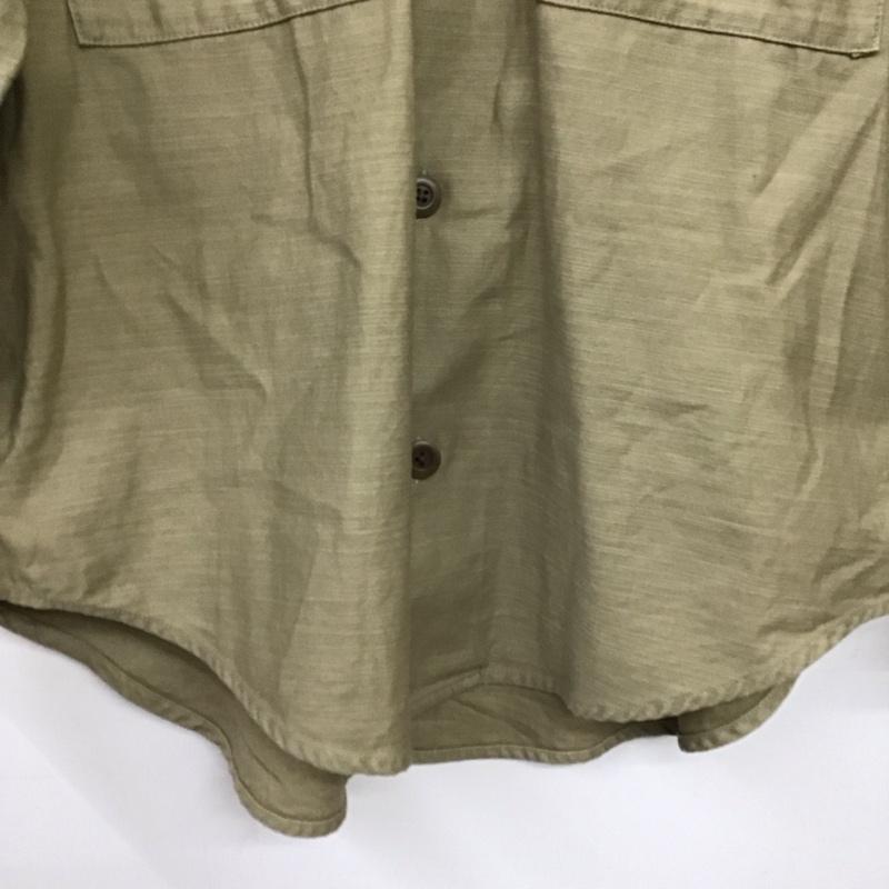 フリークスストア FREAK S STORE シャツ、ブラウス 長袖 長袖シャツ 無地シャツ カラーシャツ M 無地 ベージュ / ベージュ /  メンズ USED 古着 中古 10150985